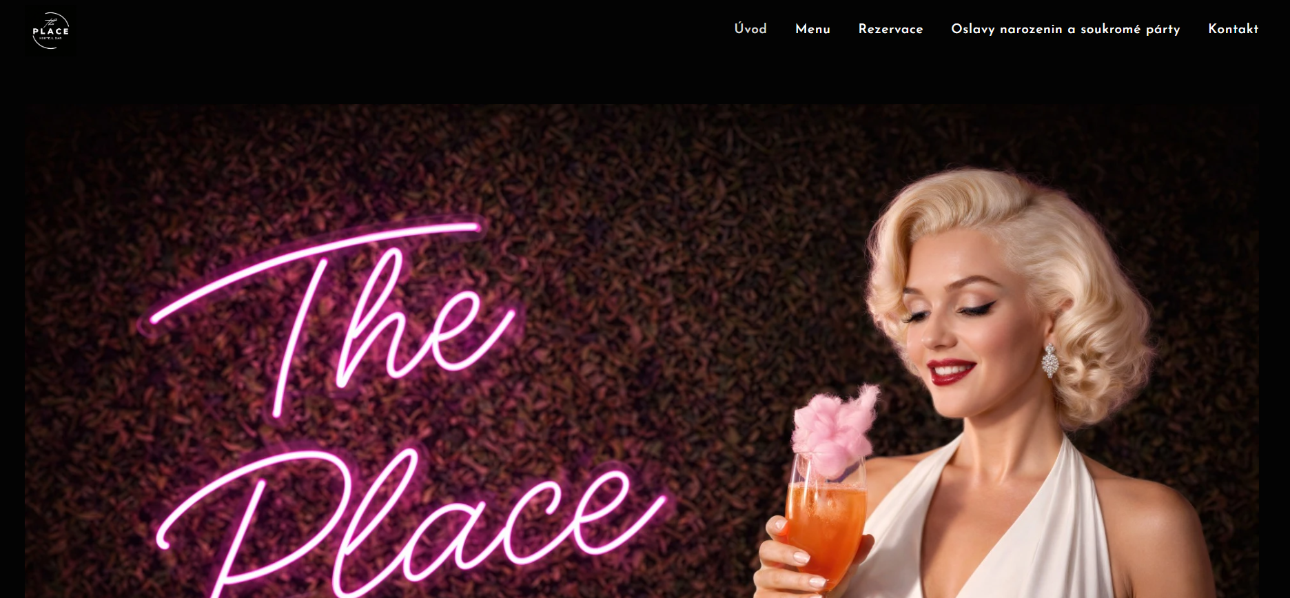 Tvorba webovych stranek Praha bar THE PLACE